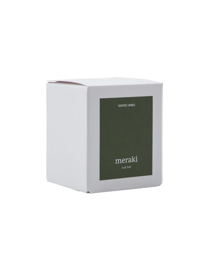 Oud Leaf Natural Candle, Meraki