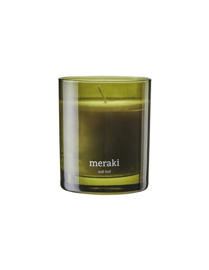Oud Leaf Natural Candle, Meraki