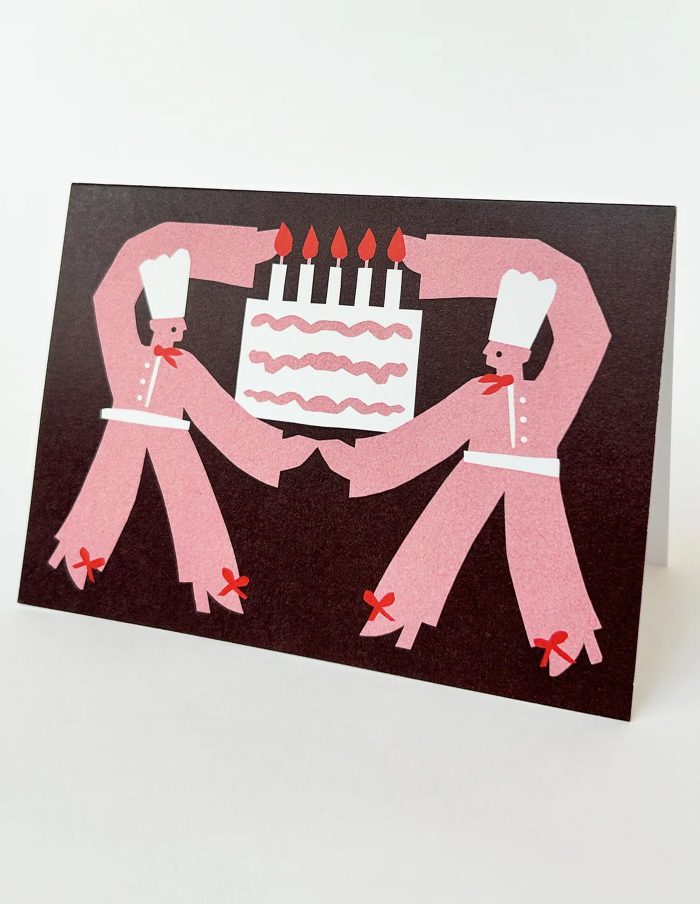 Birthday Chefs Greetings Card, Cait McEniff
