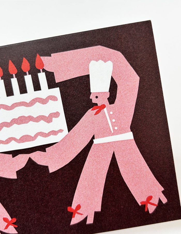 Birthday Chefs Greetings Card, Cait McEniff