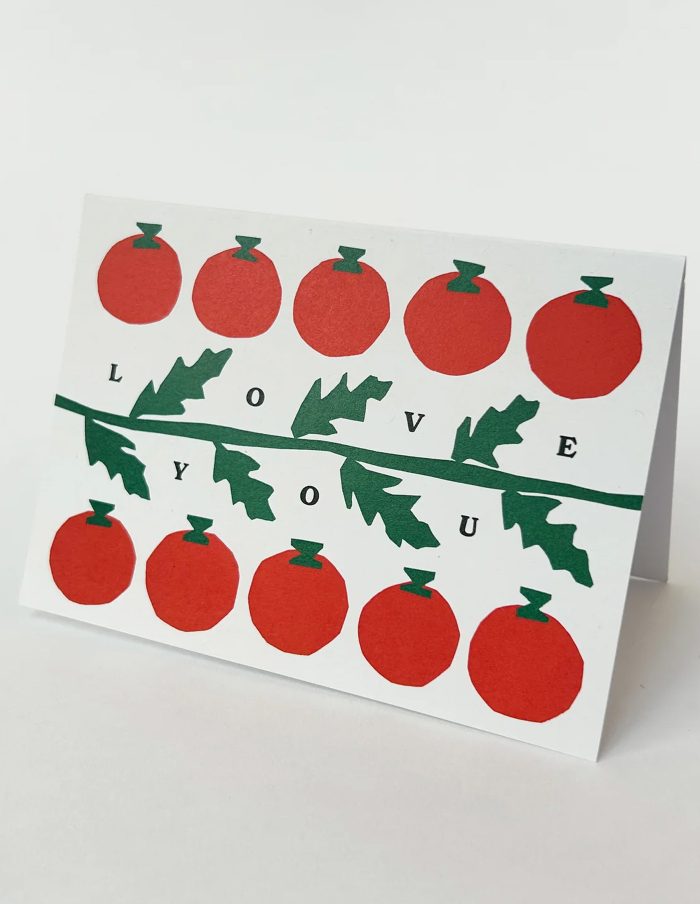 Love You Tomatoes Greetings Card, Cait McEniff