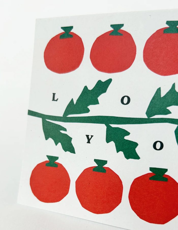 Love You Tomatoes Greetings Card, Cait McEniff