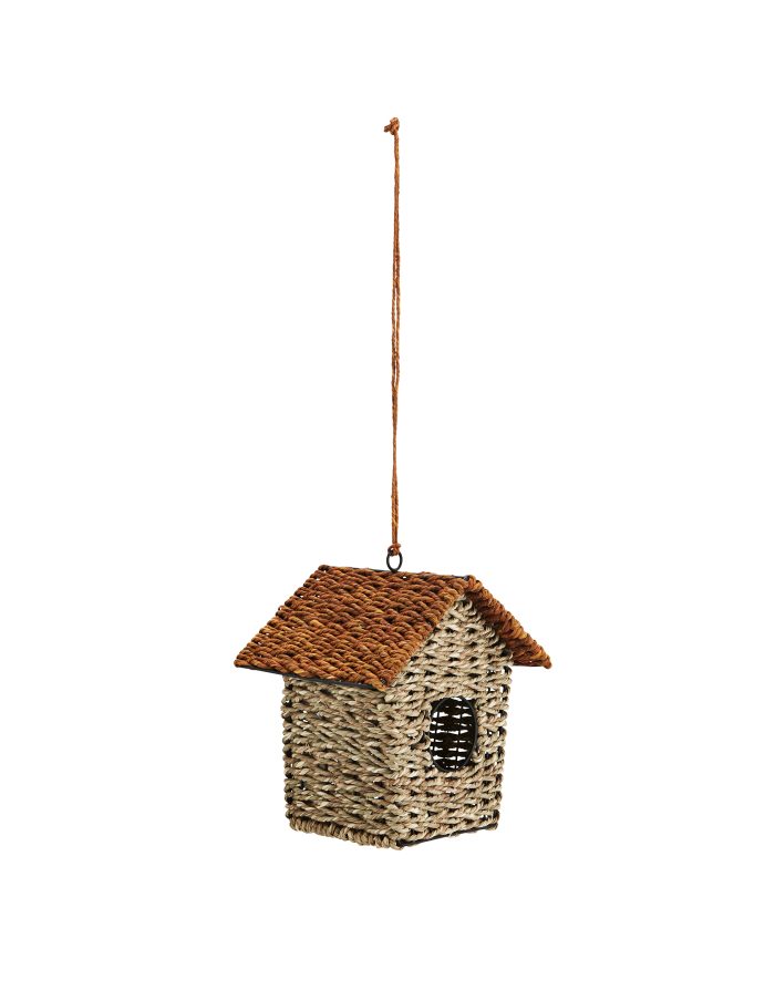 Woven Hanging Bird House, Madam Stoltz