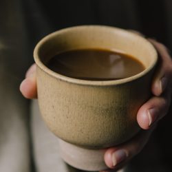 Brown Glazed Stoneware Cup, Madam Stoltz