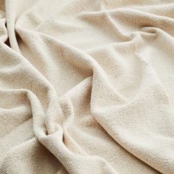 Cream Recycled Cotton Throw, Madam Stoltz