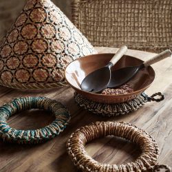 Woven Seagrass Pot Trivet, Madam Stoltz