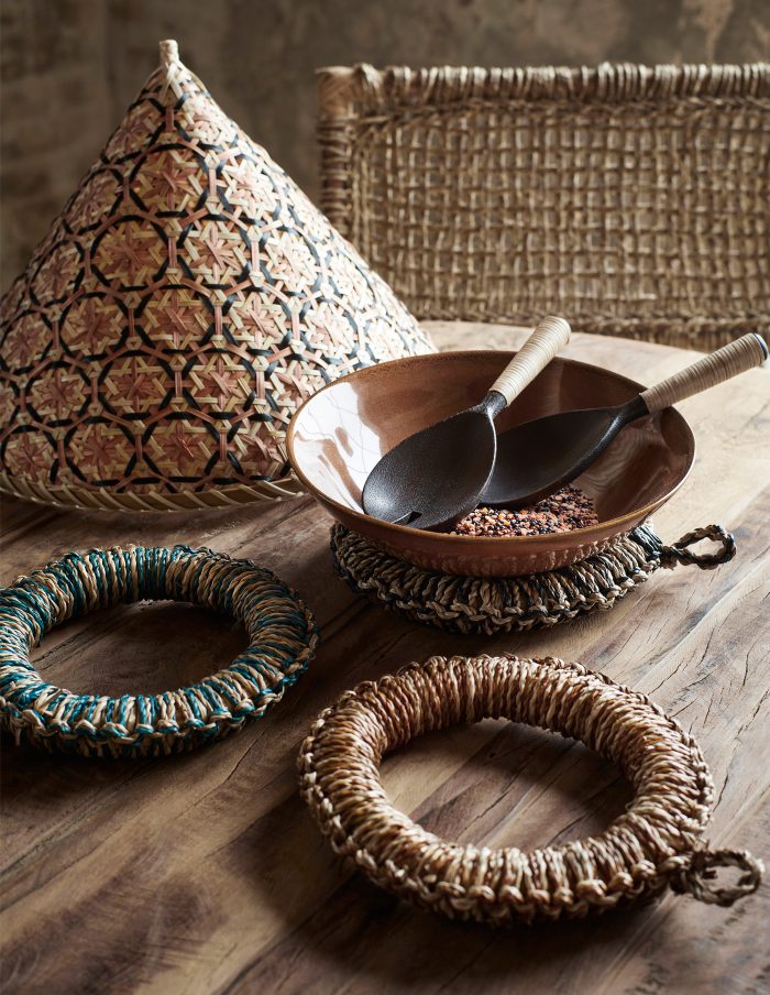 Woven Seagrass Pot Trivet, Madam Stoltz