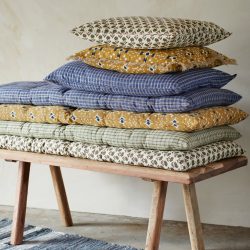 Blue Check Cotton Mattress, Madam Stoltz