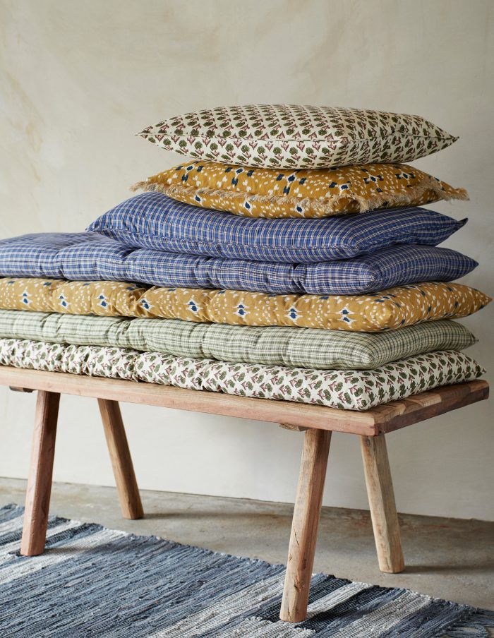 Blue Check Cotton Mattress, Madam Stoltz