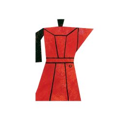 Red Coffee Pot Greeting Card, Mortlake Papers