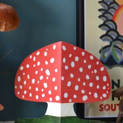 Red Mushroom Greeting Card, Mortlake Papers