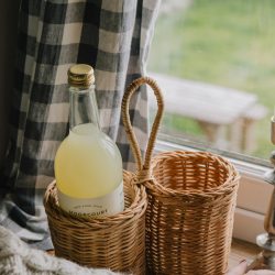 Rattan Woven Bottle Holder, Madam Stoltz