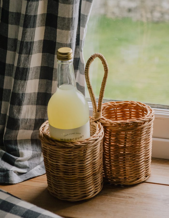 Rattan Woven Bottle Holder, Madam Stoltz